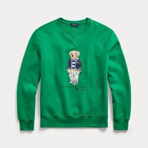 Polo Ralph Lauren Bear Sweater in Green XXXL 3XLT